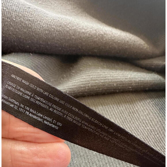 Free People Movement Last Chance Oversize Pullover Sweatshirt M Velour Charcoal - Picture 9 of 9